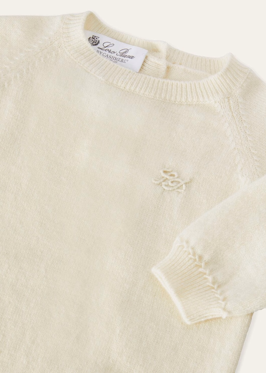 Macacão Baby Lovely Baby Cashmere Natural White Baby Cash