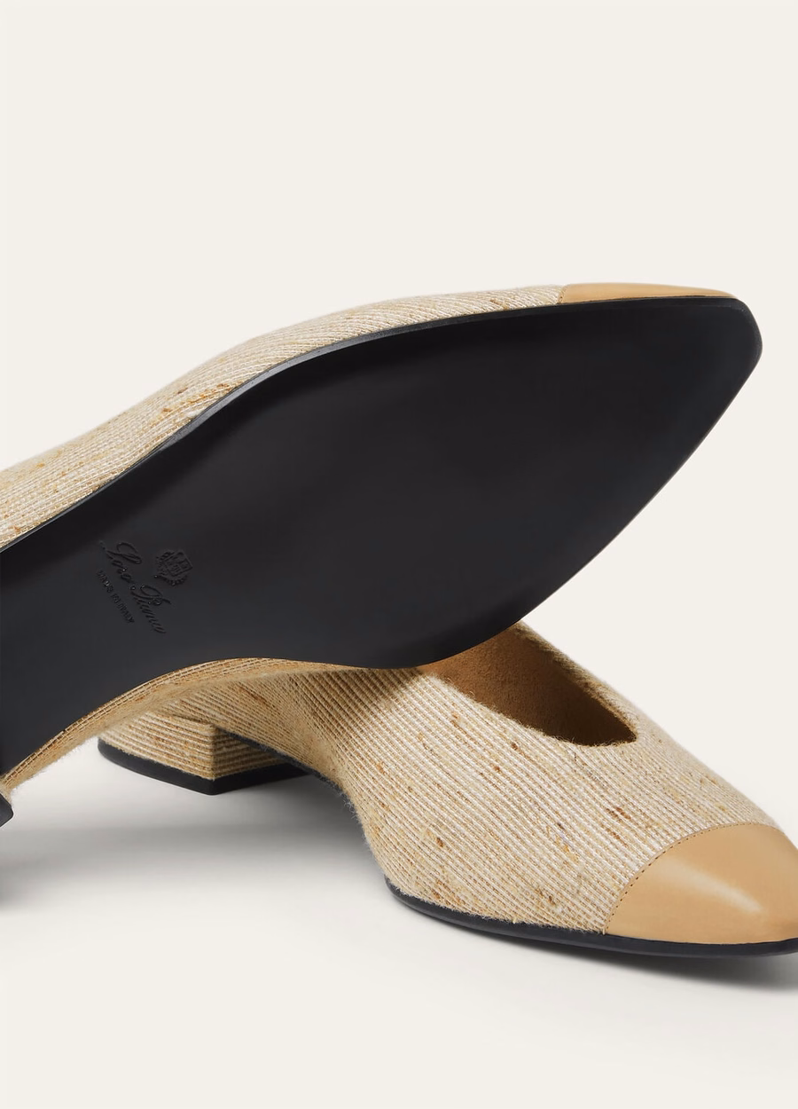 Sapatilha Rebecca Ballet em Viscose de Seda na cor Marrom