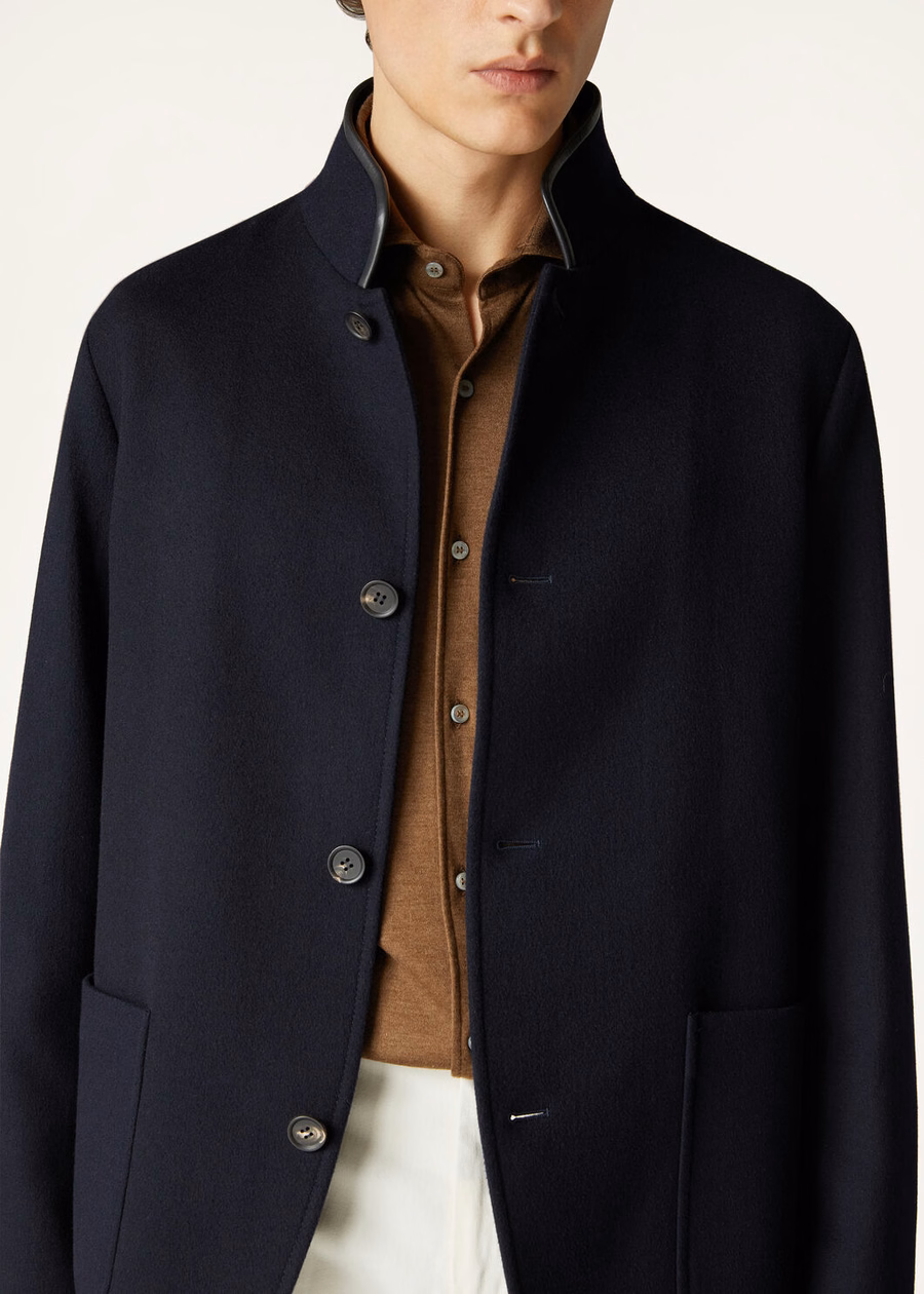 Jaqueta Spagna Cashmere Azul Marinho