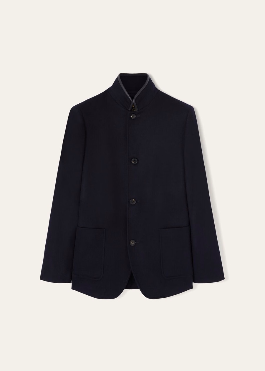 Jaqueta Spagna Cashmere Azul Marinho