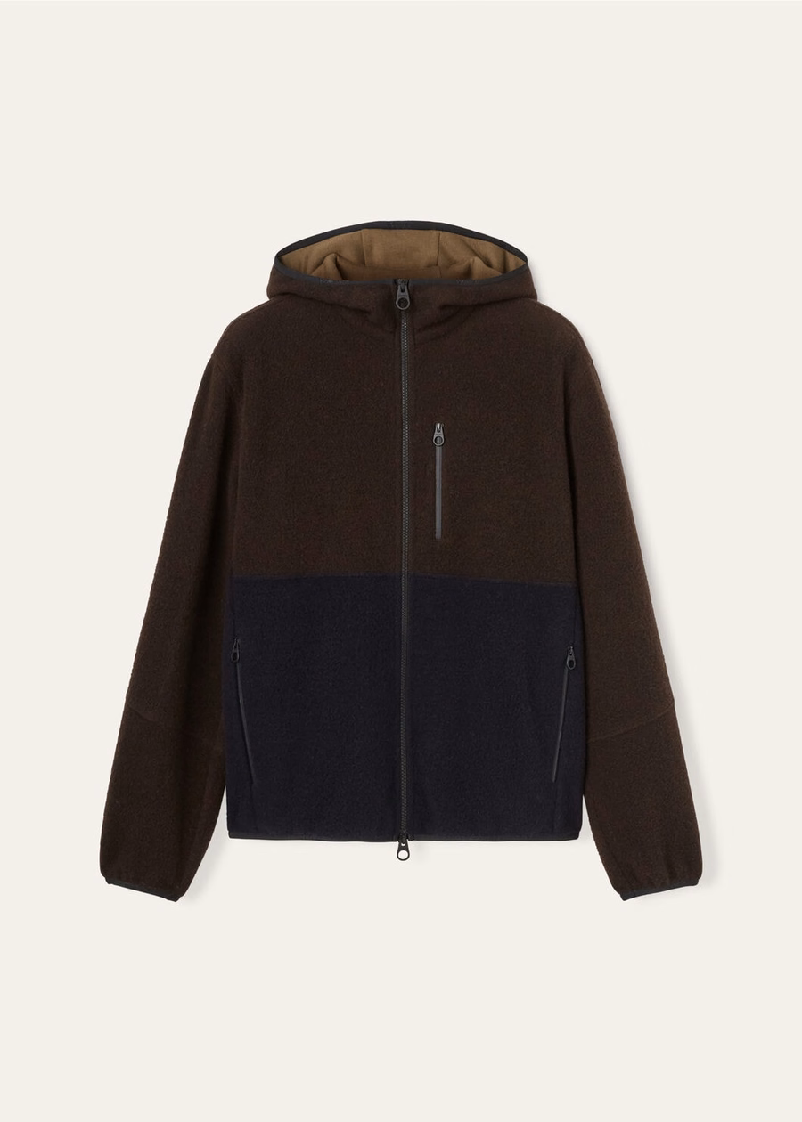 Moletom Terminillo Cashmere Ebony Melange/Azul Marinho