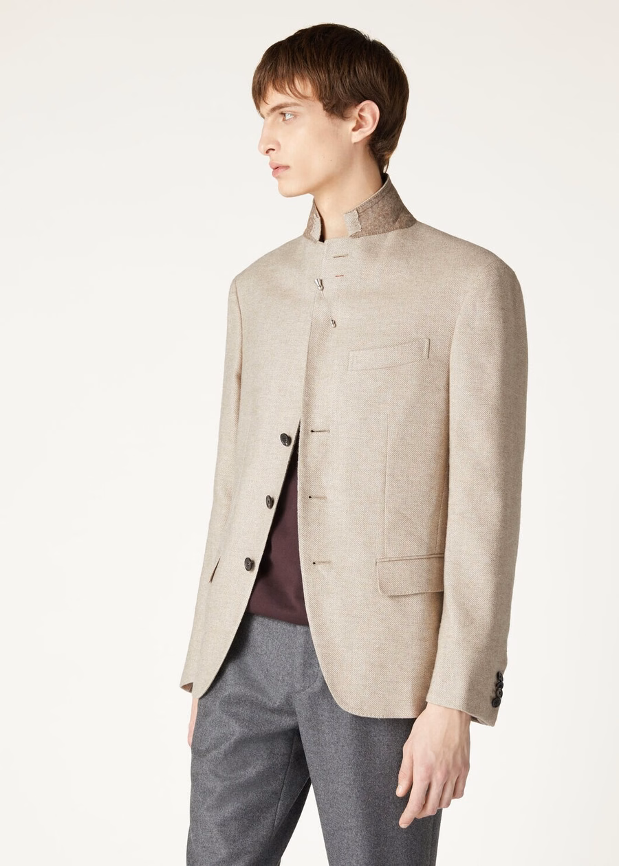 Jaqueta Torino Cashmere Sandy Pebble