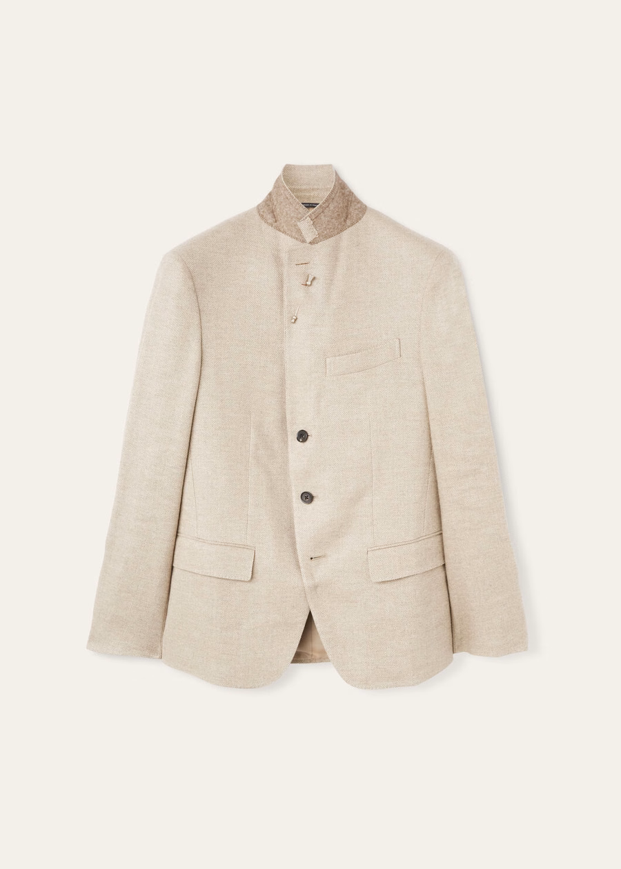 Jaqueta Torino Cashmere Sandy Pebble