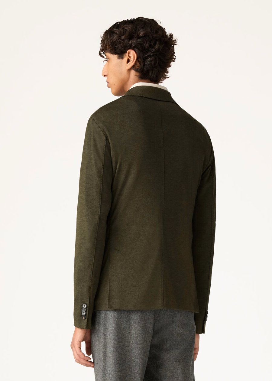 Jaqueta de suéter de cashmere e seda Pine Grove