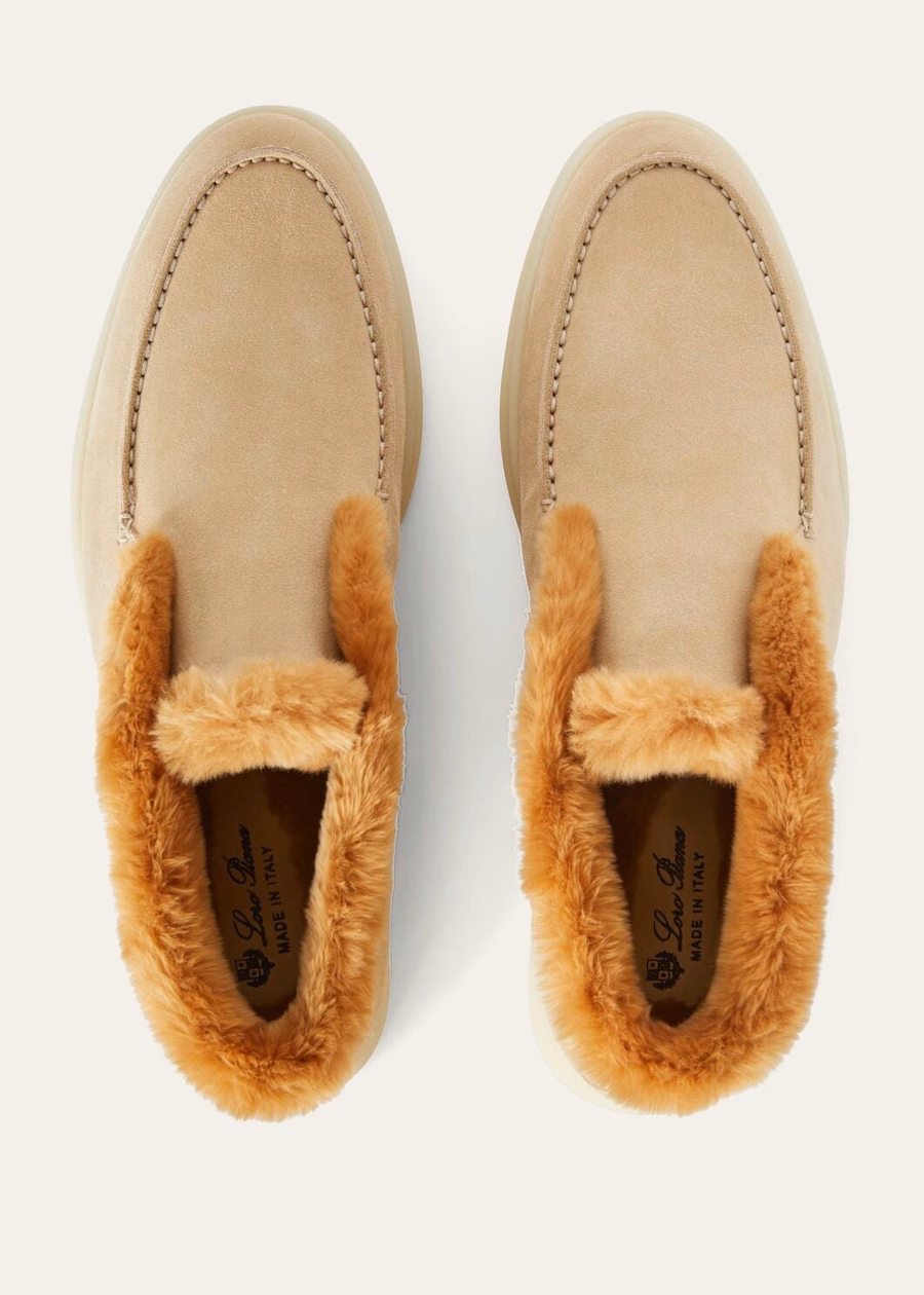 Botas de cano curto Windy Dunes em camurça com bico aberto