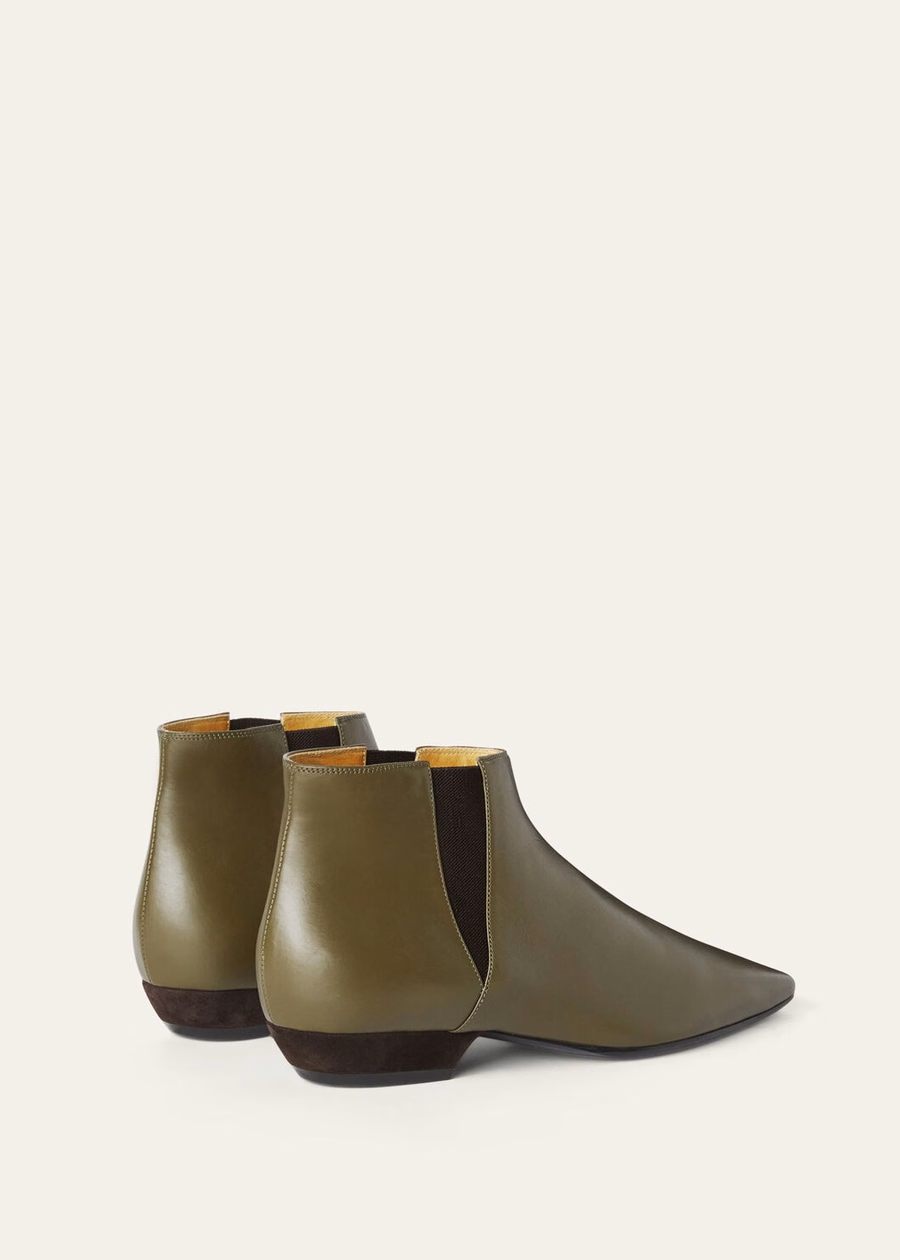 Botas de tornozelo Sumire em couro de bezerro CAPERS SICILIANAS