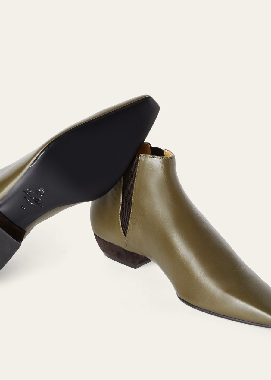 Botas de tornozelo Sumire em couro de bezerro CAPERS SICILIANAS