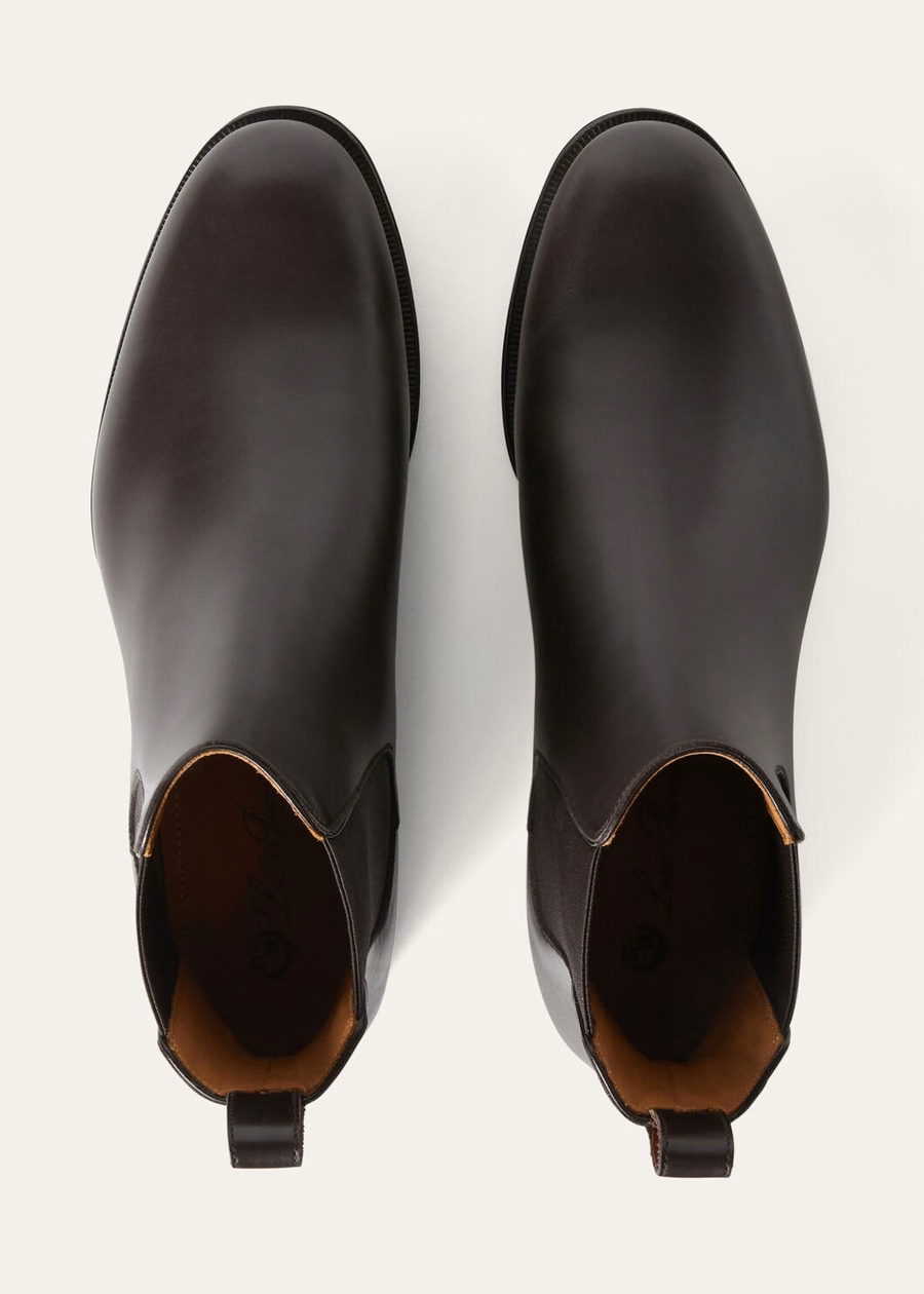 Botas Chelsea Rory Walk em couro de bezerro preto