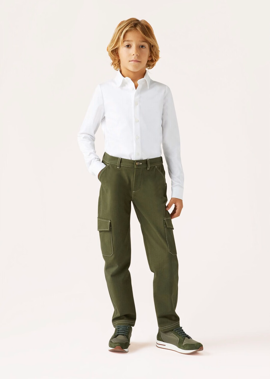 Camisa de algodão branca maravilhosa