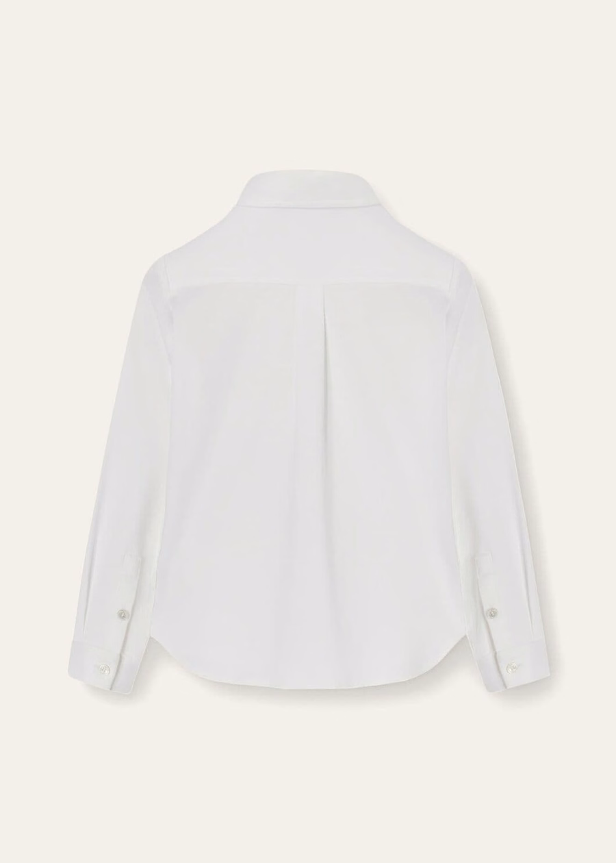 Camisa de algodão branca maravilhosa