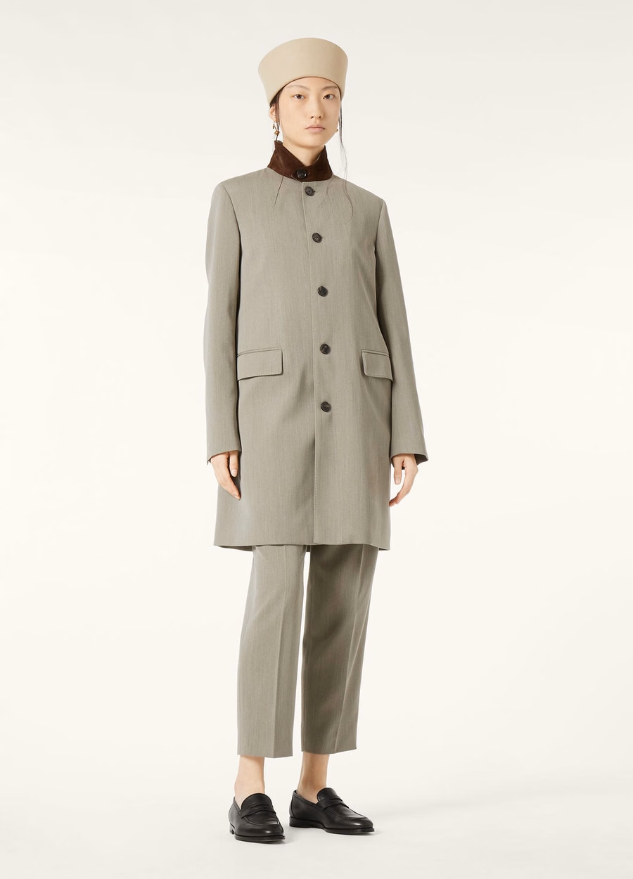 Blain Coat Lã Virgem - Storm System® Layered Cake Melange