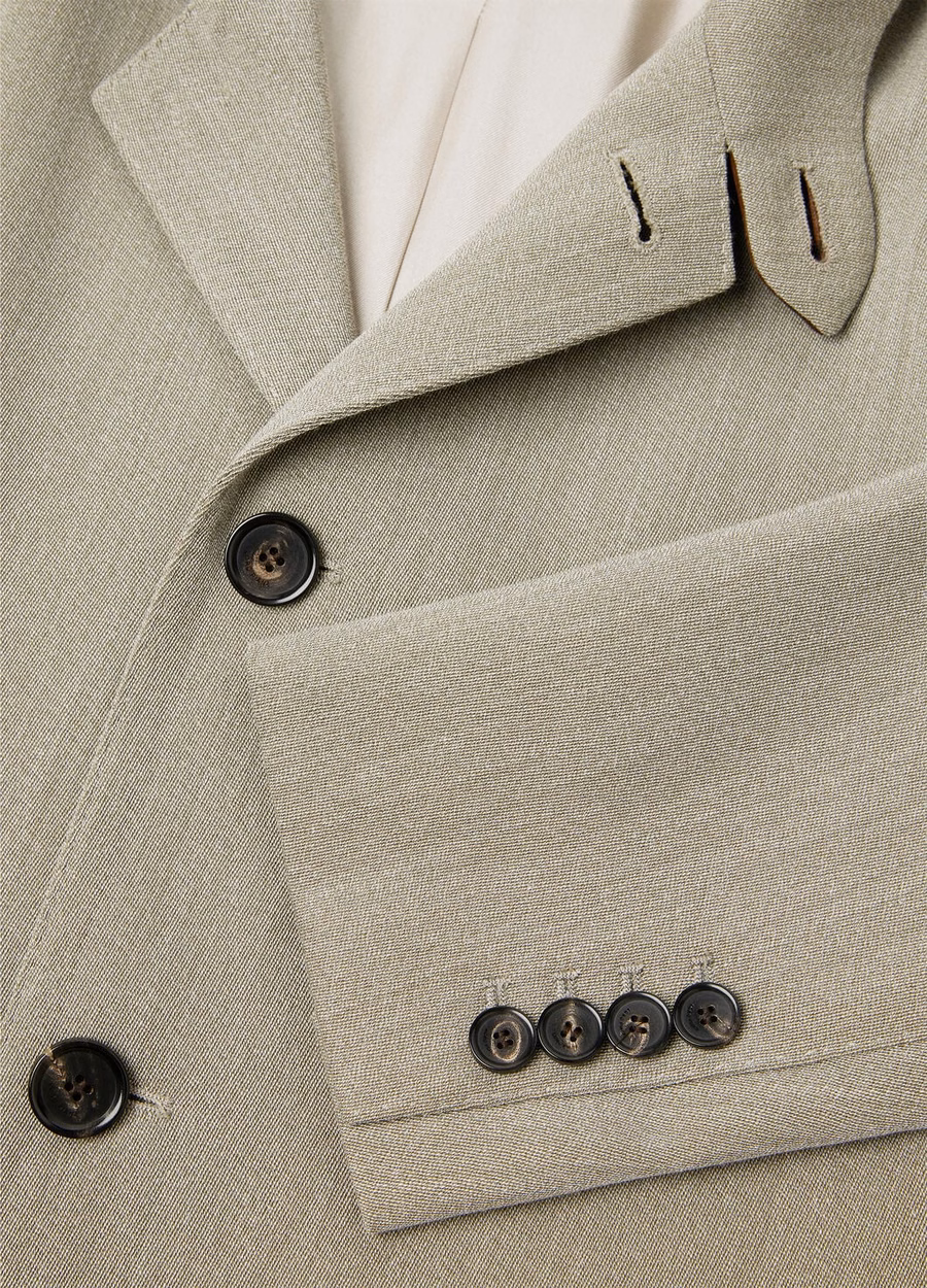 Blain Coat Lã Virgem - Storm System® Layered Cake Melange