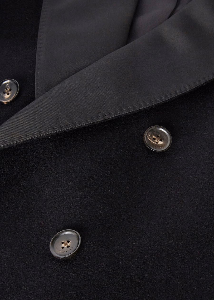 Casaco Renato de cashmere preto