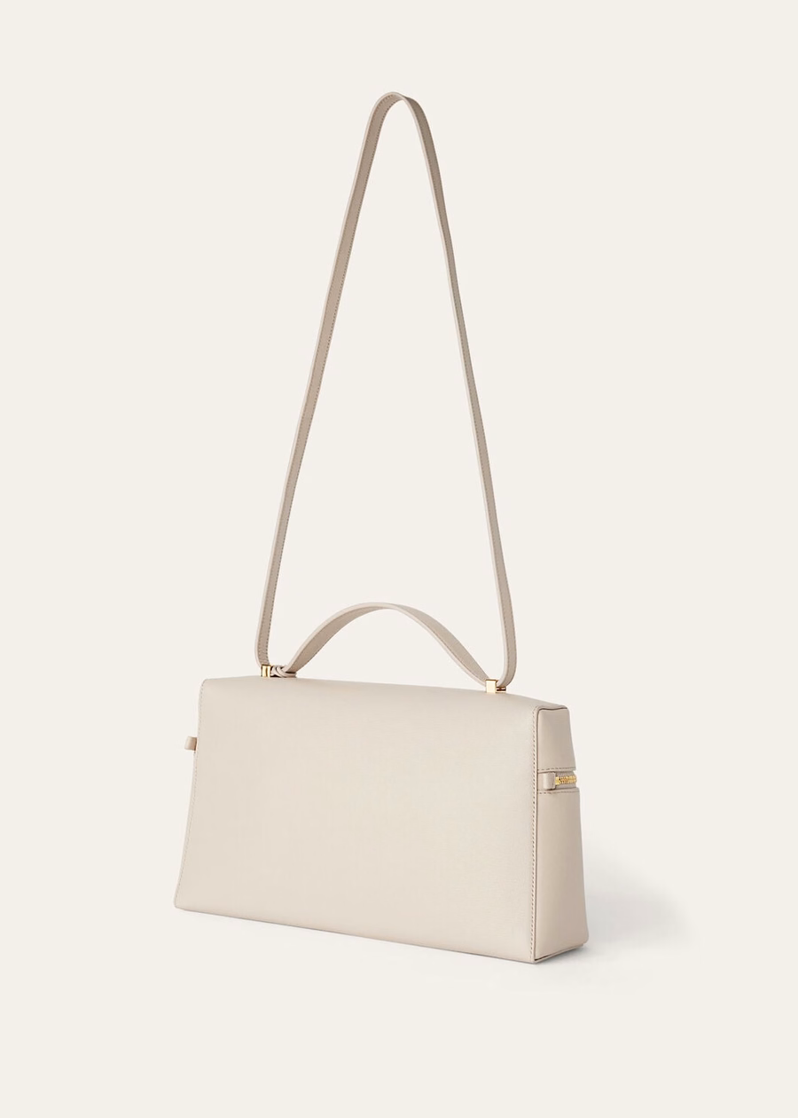 Bolsa adicional L27 em pele de vitelo Light Travertine/Sun Gold