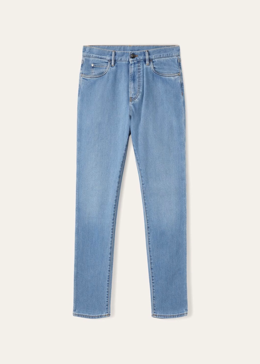 Calças Doccio Cotton Azul Claro Japão