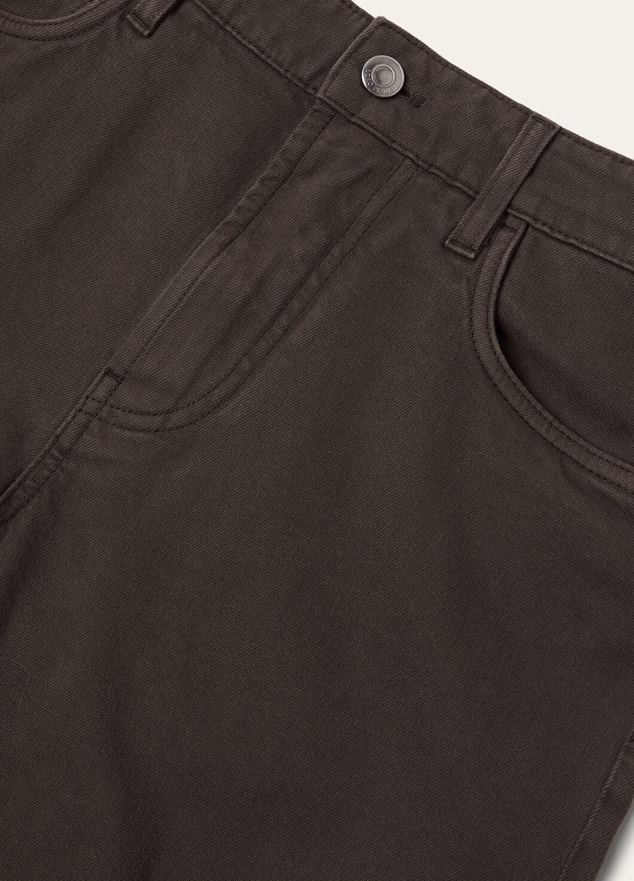 Calça Quarona Denim Cotton Preta Pine