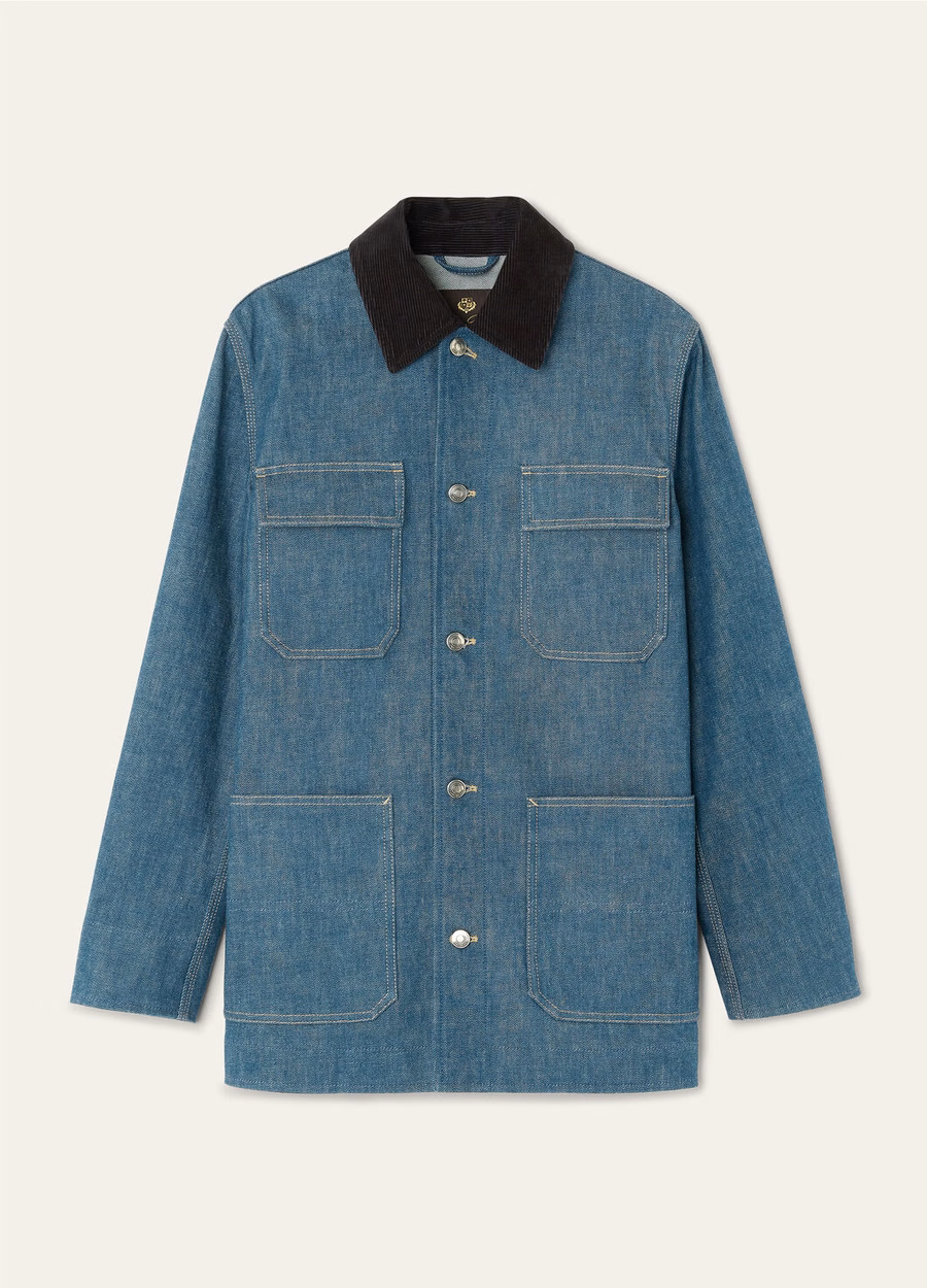Jaqueta jeans Dean Field Austin azul espirulina