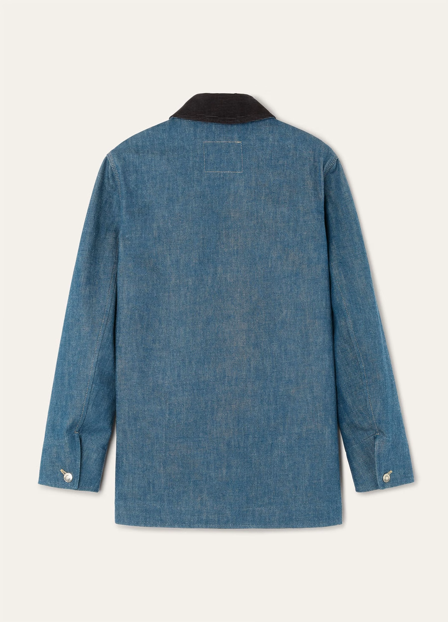 Jaqueta jeans Dean Field Austin azul espirulina