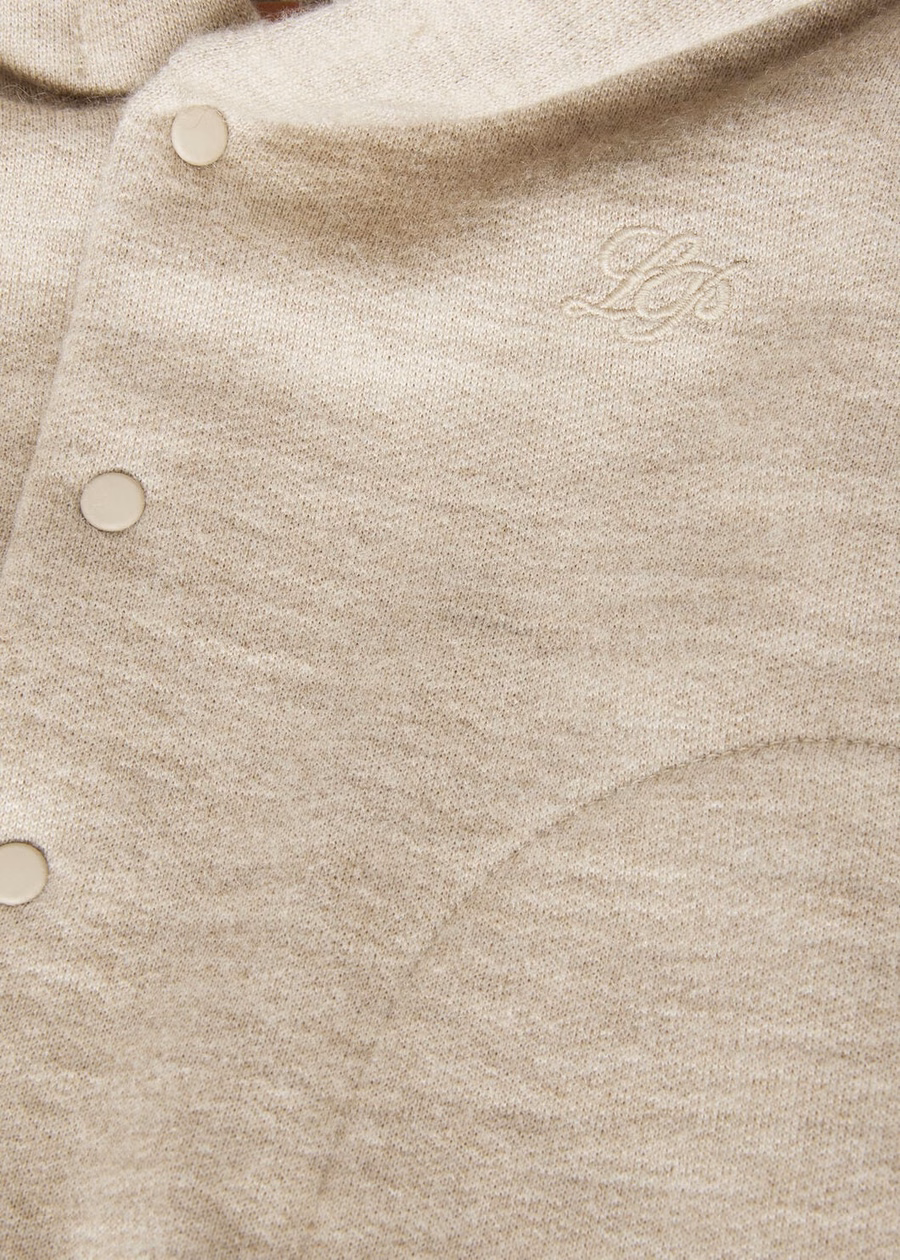 Jaqueta Bomber Baby Tenderness em Cashmere DEMY BROWN NAT