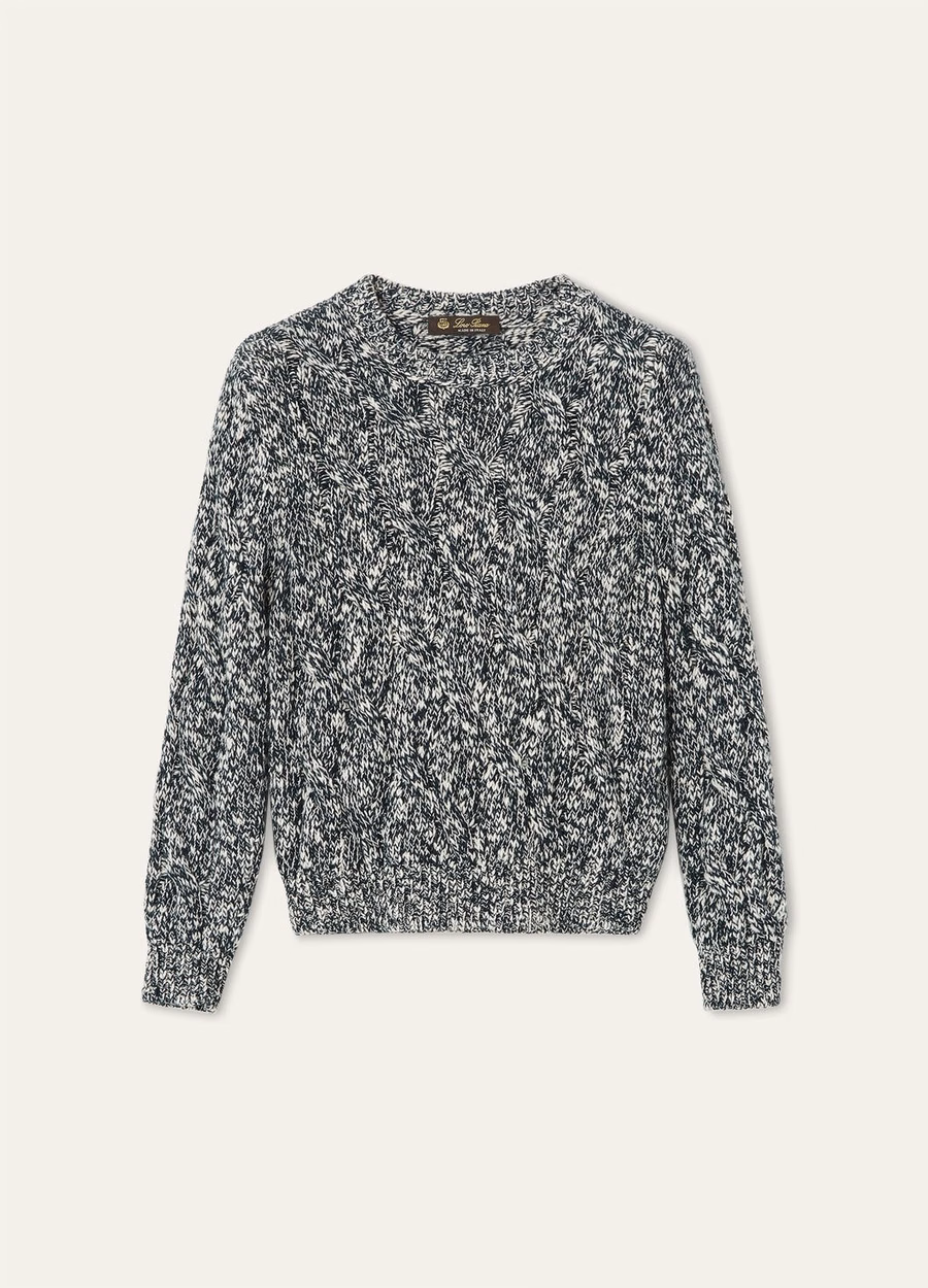 Camiseta infantil Cable Dream de algodão e cashmere DEFINITIVAMENTE