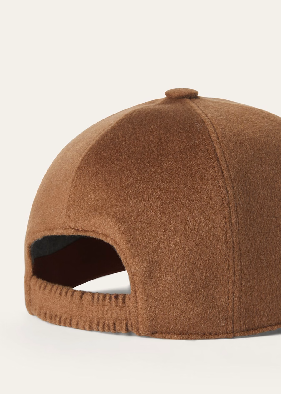 Boné de beisebol de cashmere - Storm System® Castanho