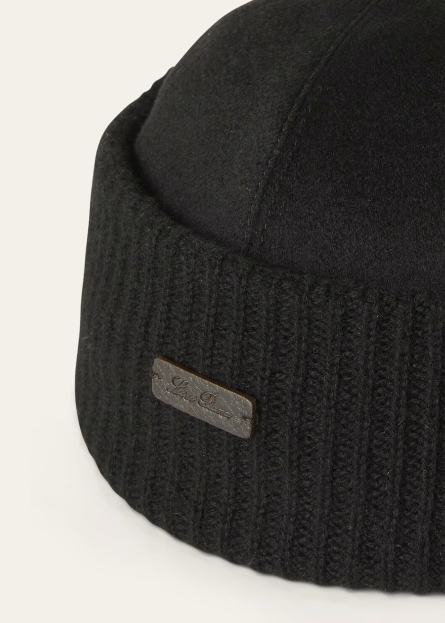Gorro de cashmere - Storm System® Preto