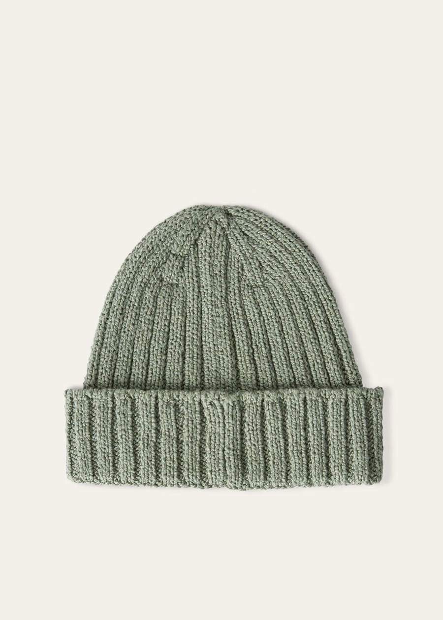 Gorro Niseko com estampa de folhas de sálvia em algodão