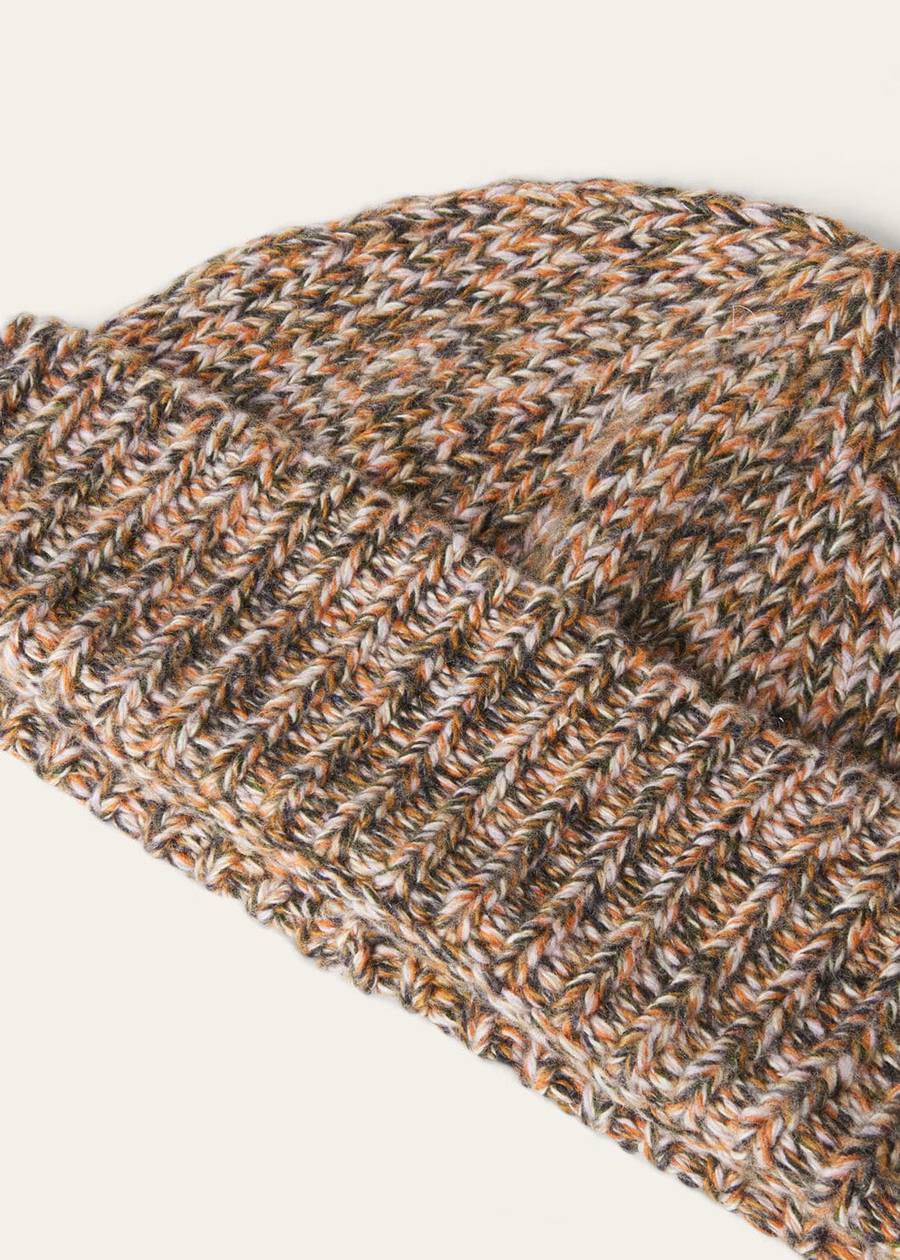 Gorro Alpe Granus Cashmere Laranja/Lilás/Tapioca