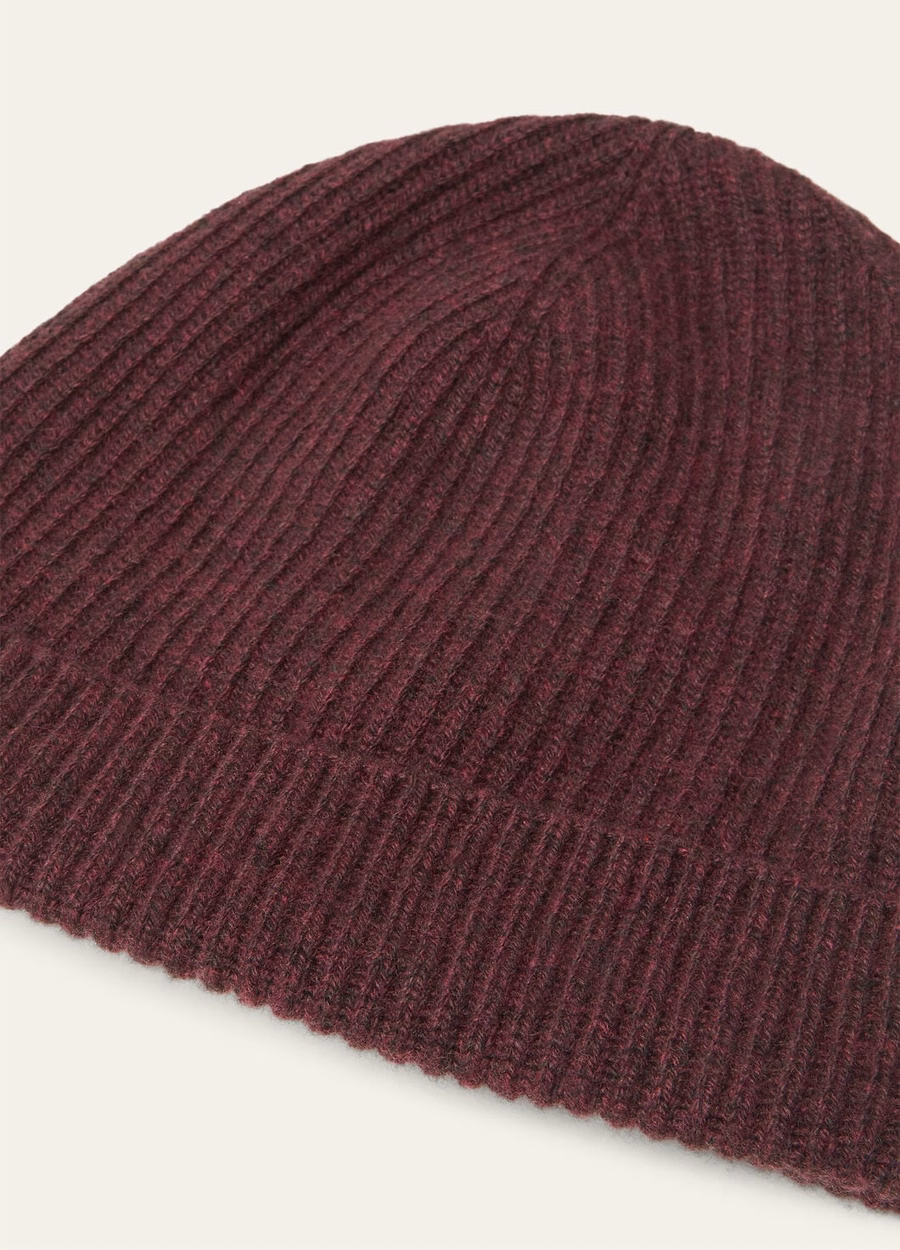 Fobello Beanie Baby Cashmere Borgonha