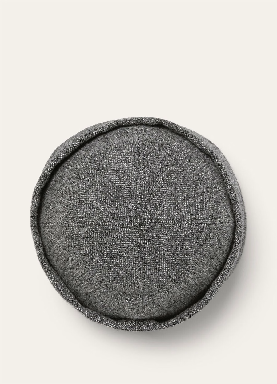 Gorro Joyce em lã virgem cashmere azul marinho