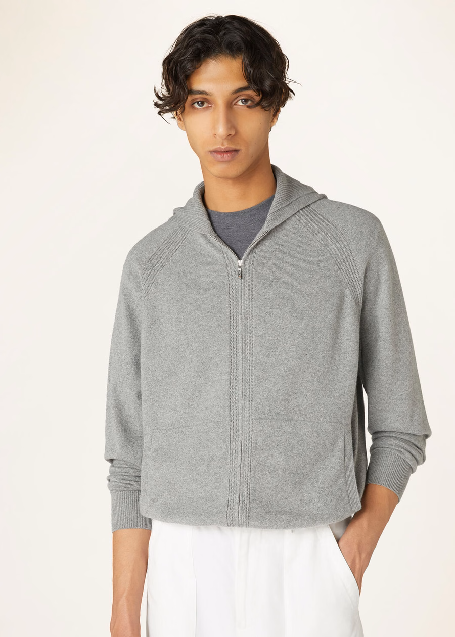 Jaqueta Bomber Merano Baby Cashmere Flanela Melange