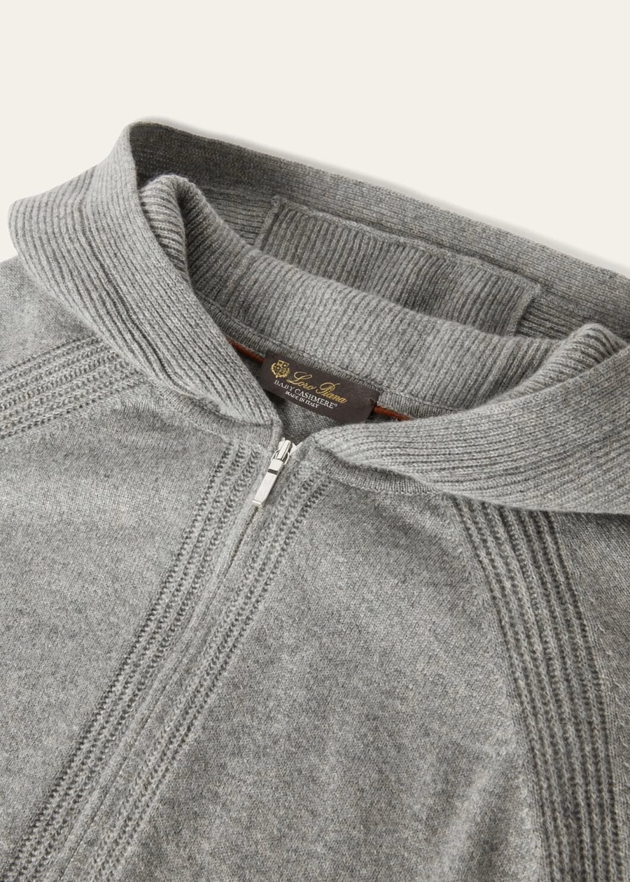 Jaqueta Bomber Merano Baby Cashmere Flanela Melange