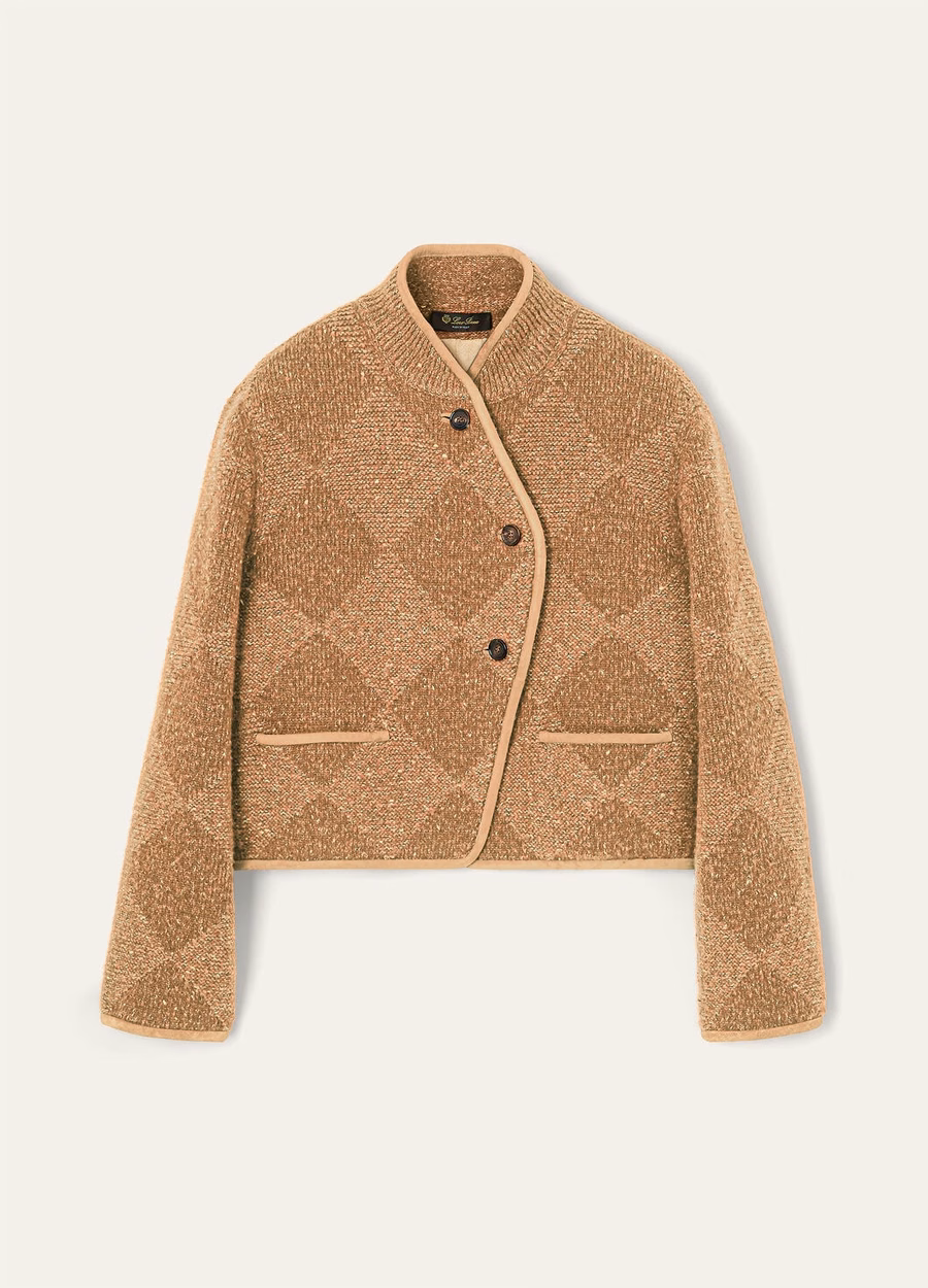 Jaqueta Cernobbio Cashmere Maçã Mostarda