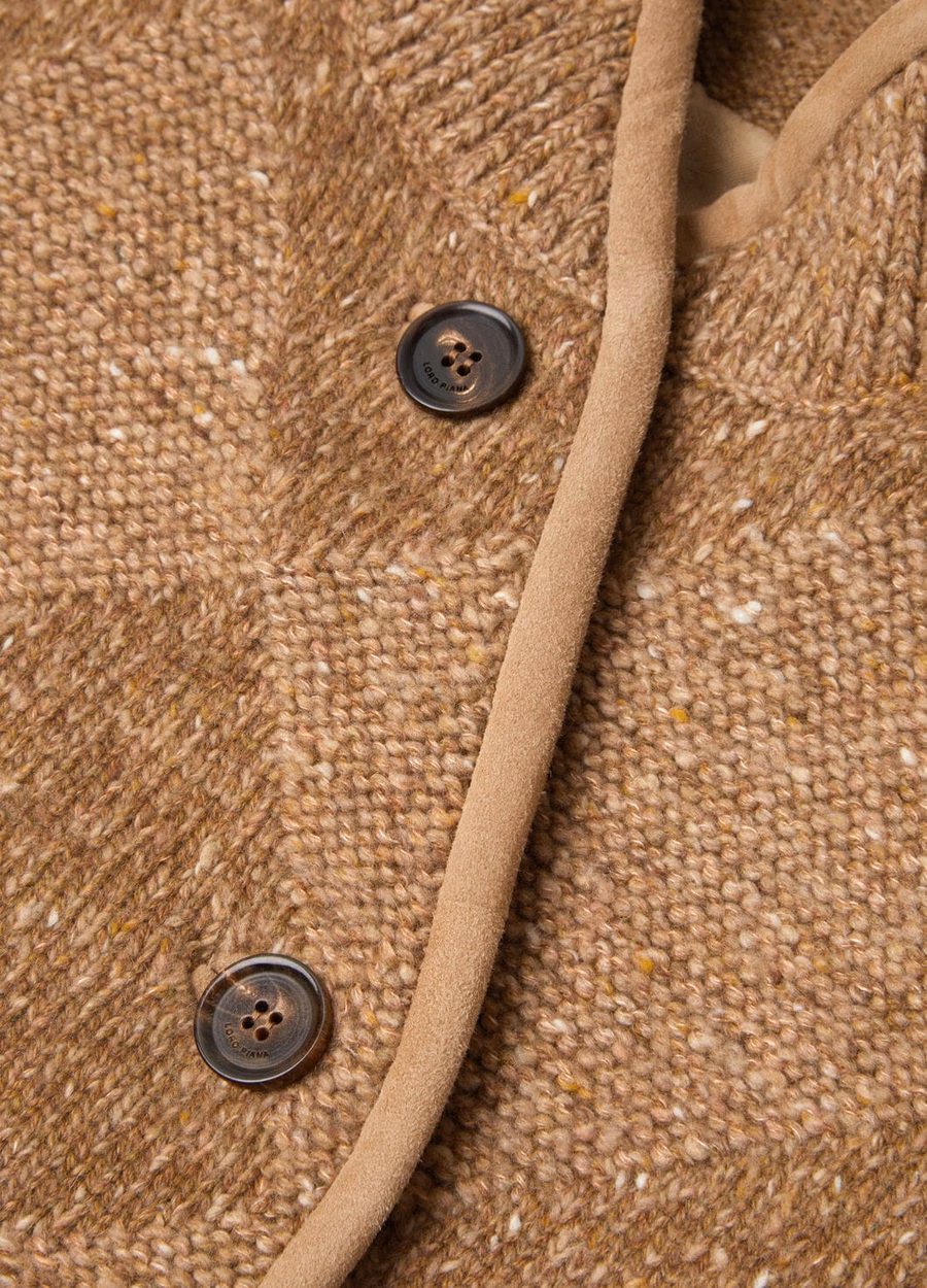 Jaqueta Cernobbio Cashmere Maçã Mostarda