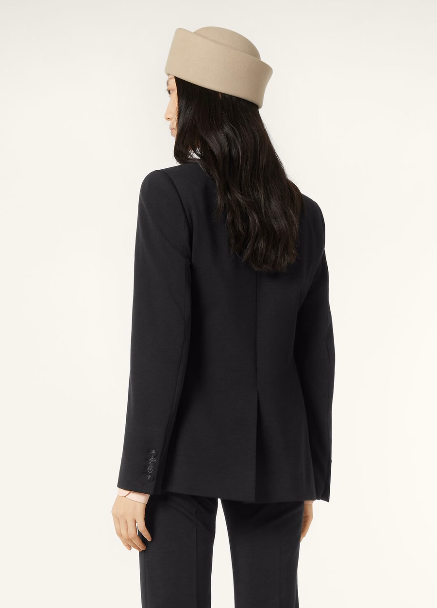 Blazer Hellen em lã virgem preta