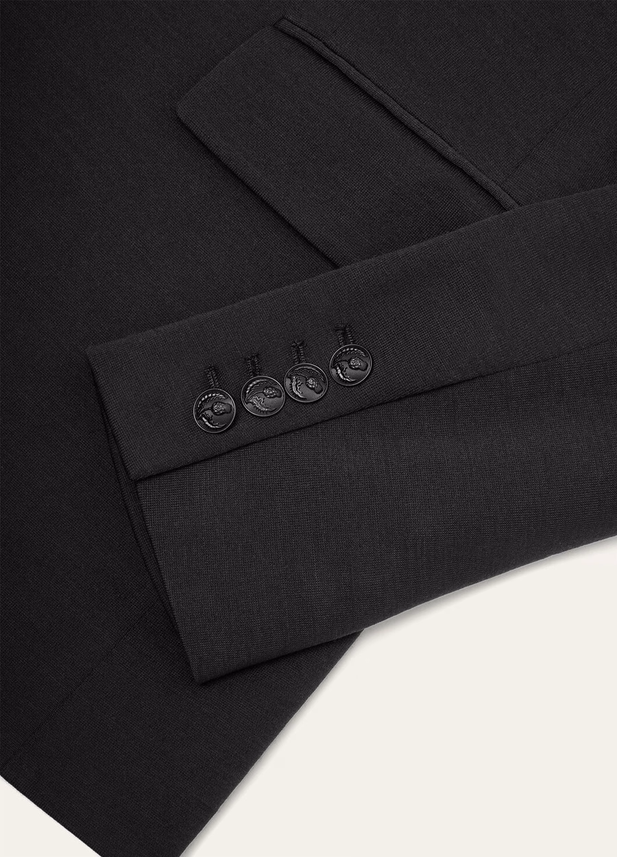 Blazer Hellen em lã virgem preta