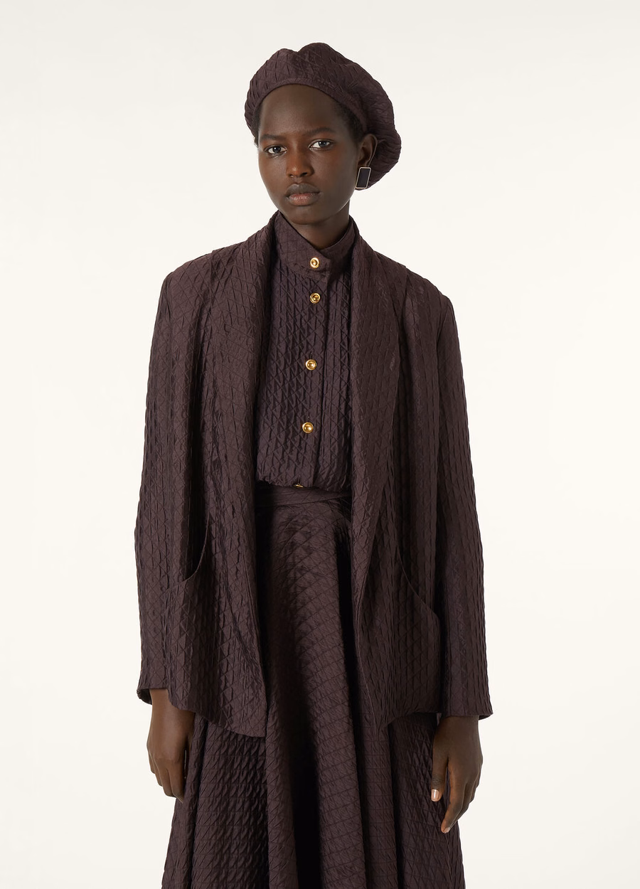 Jaqueta Annie Silk Clove