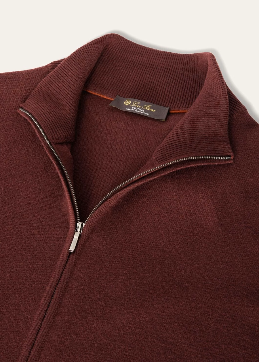Bomber clássico Vicuña Star Ruby