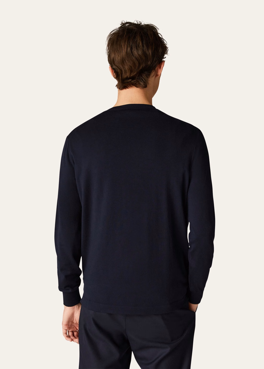 Camiseta de gola redonda azul marinho The Gift of Kings®