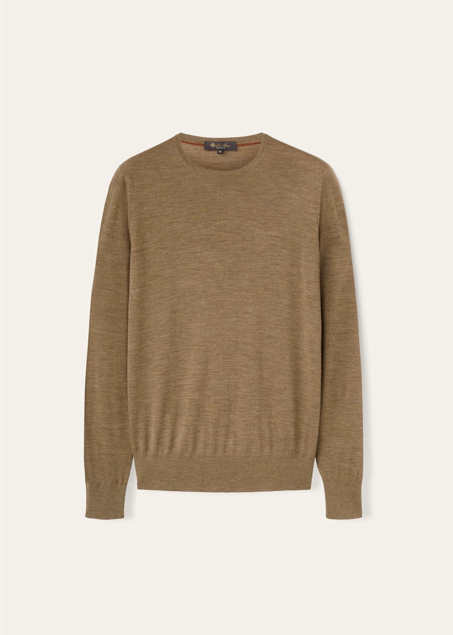 Camiseta Wish® Wool Tundra Melange com gola redonda