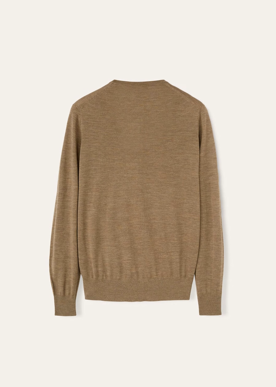 Camiseta Wish® Wool Tundra Melange com gola redonda