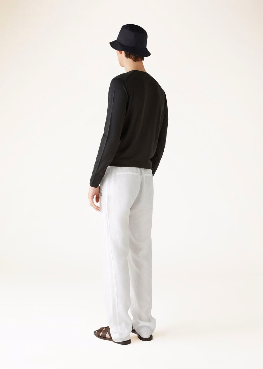 Camiseta Wish® Wool Onyx com gola redonda