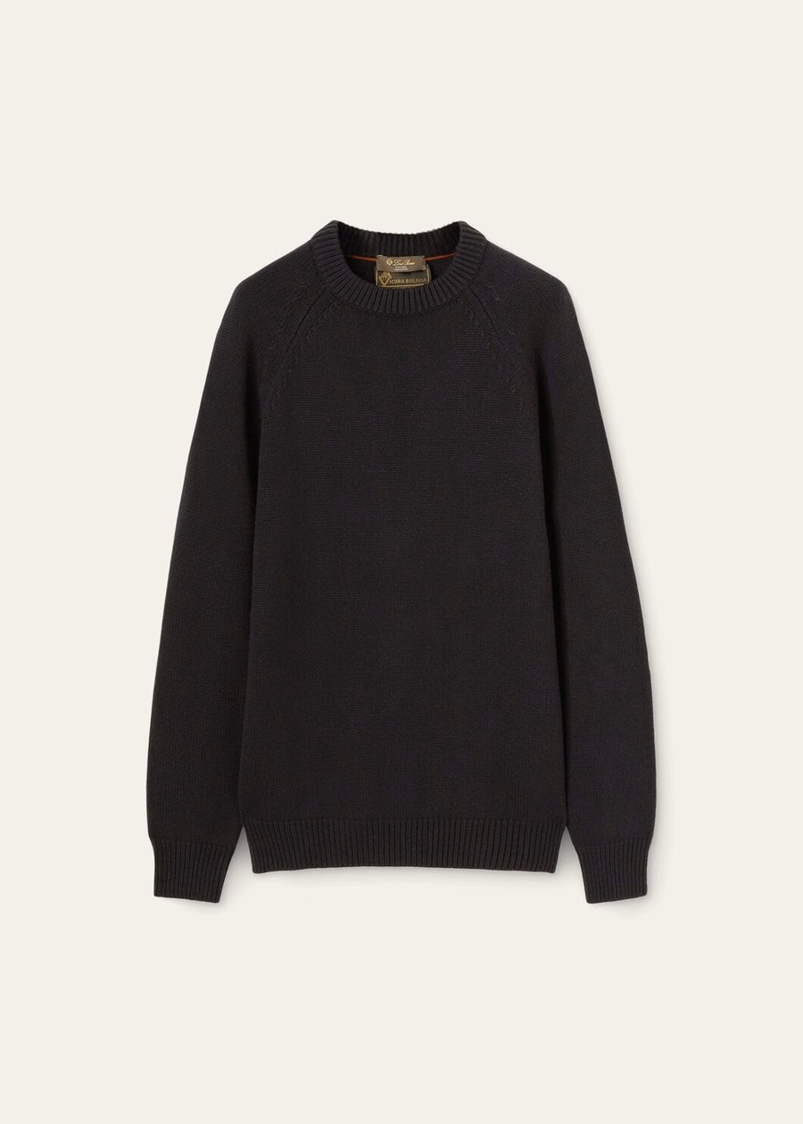 Powell Crew Neck Vicuña Azul Marinho