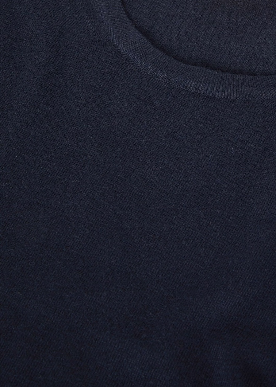 Cash Light Crewneck Cashmere Azul Marinho
