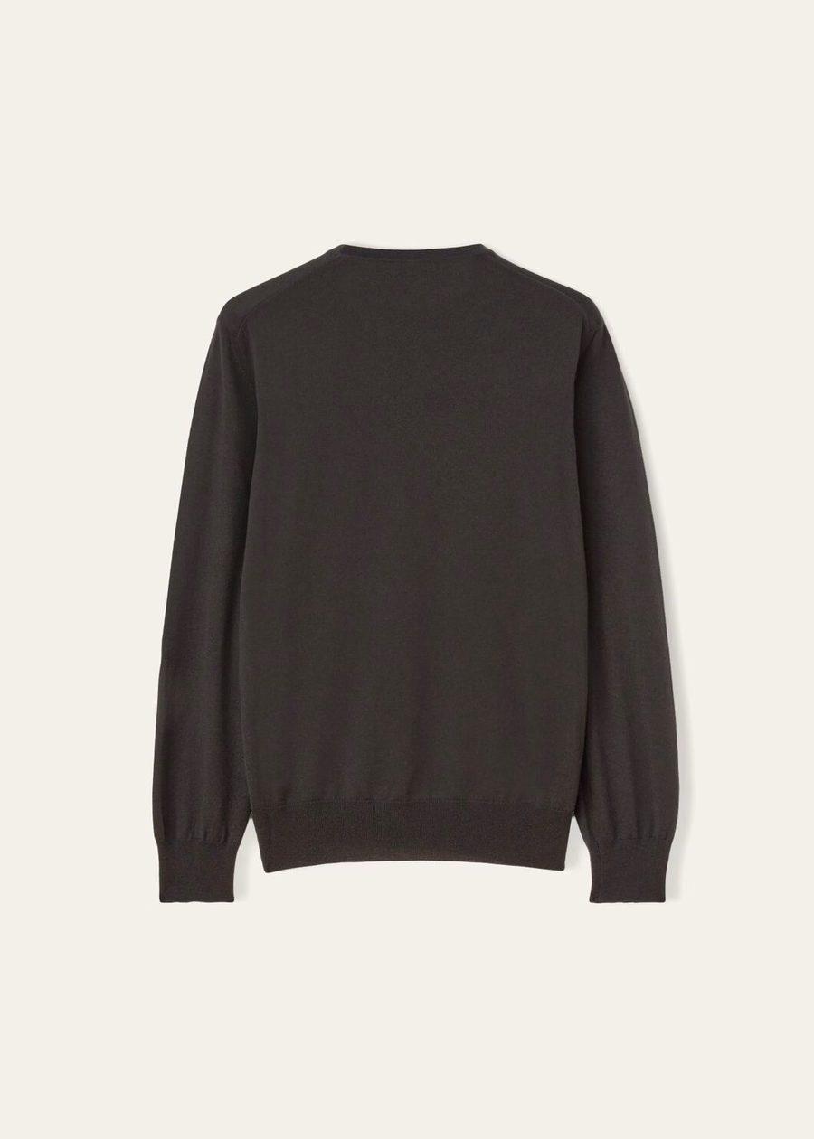 Cash Light Crewneck Caviar