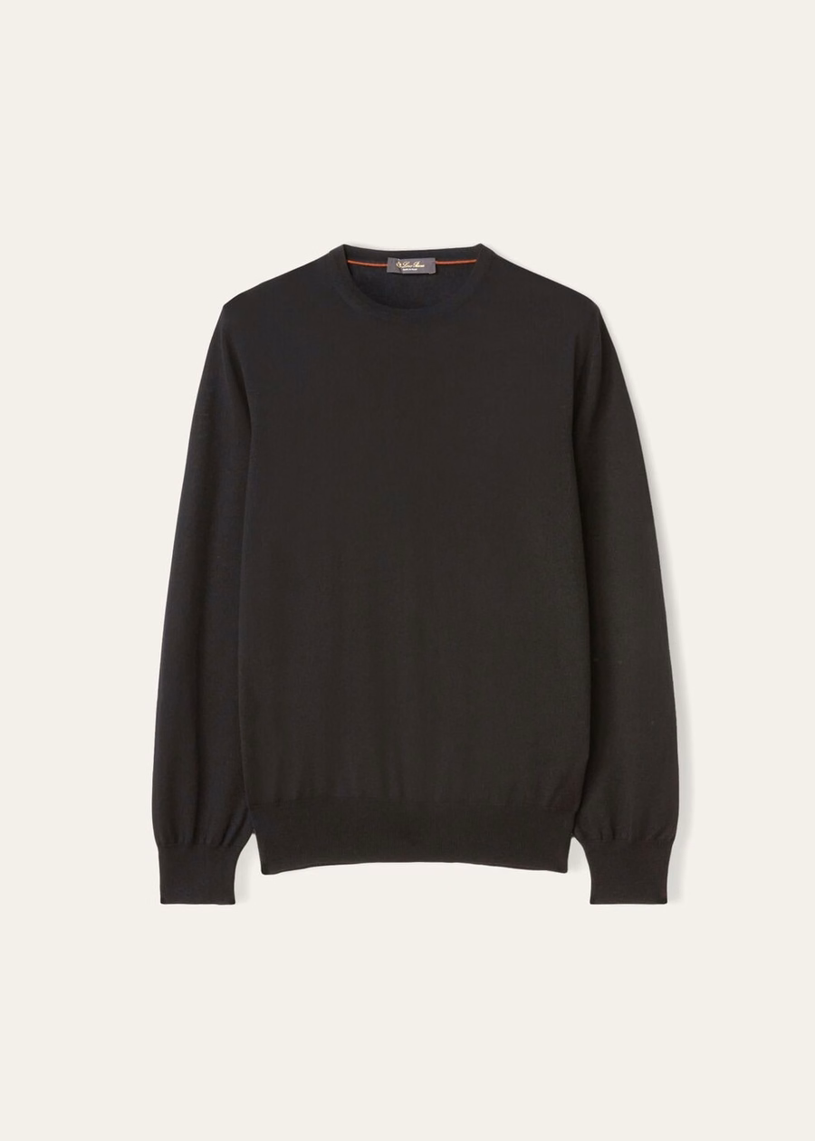 Cash Light Crewneck Cashmere Preto