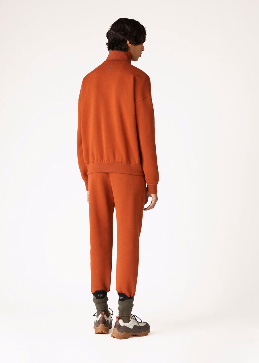 Suéter Larecchio em algodão e cashmere, cor laranja coral Jasper