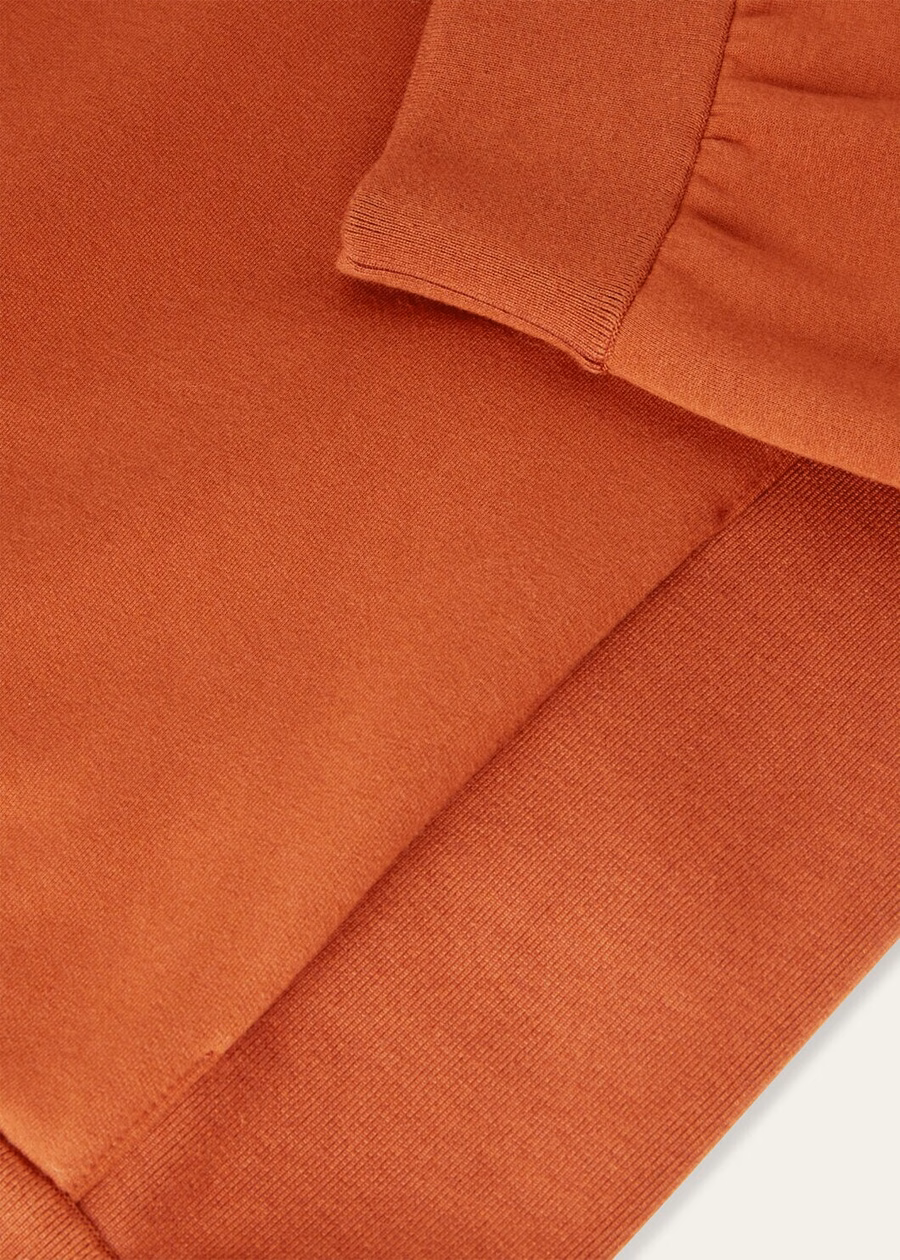 Suéter Larecchio em algodão e cashmere, cor laranja coral Jasper