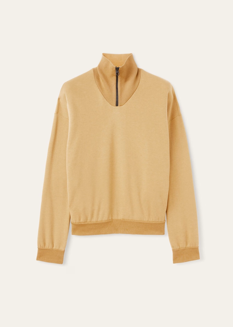 Suéter Larecchio em algodão e cashmere com detalhes em dourado.