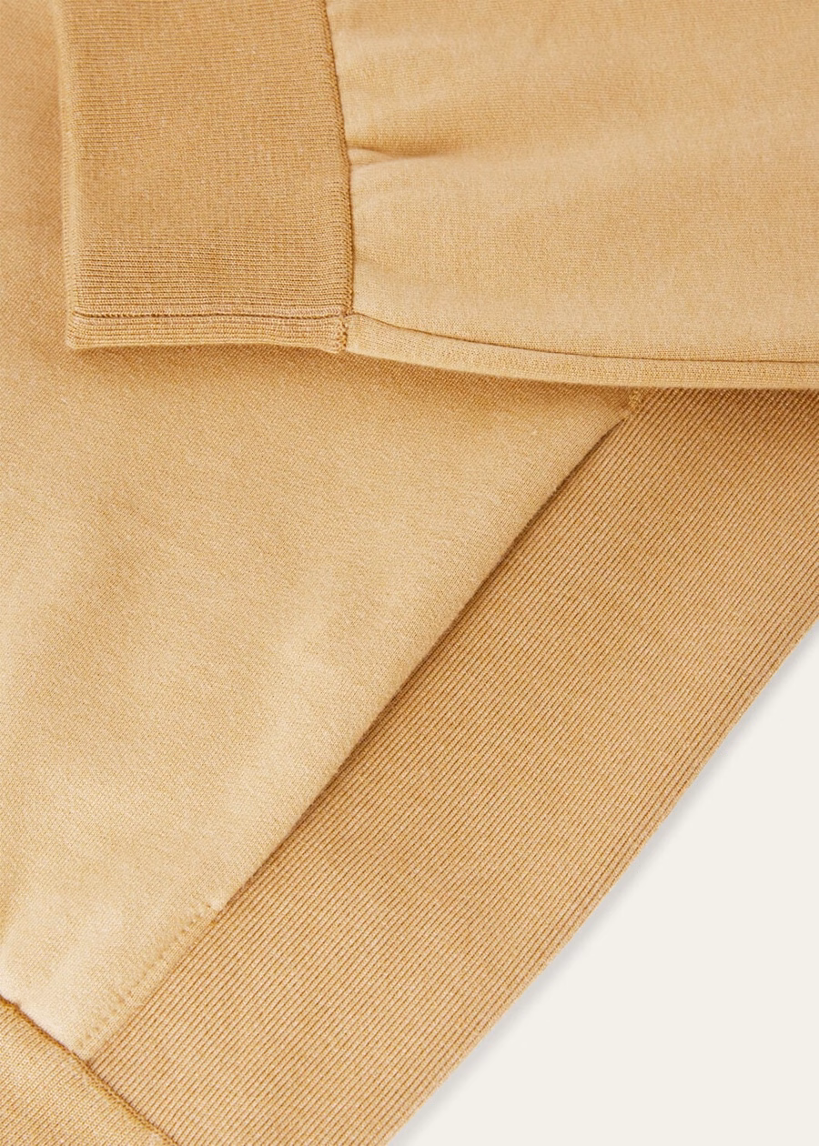 Suéter Larecchio em algodão e cashmere com detalhes em dourado.
